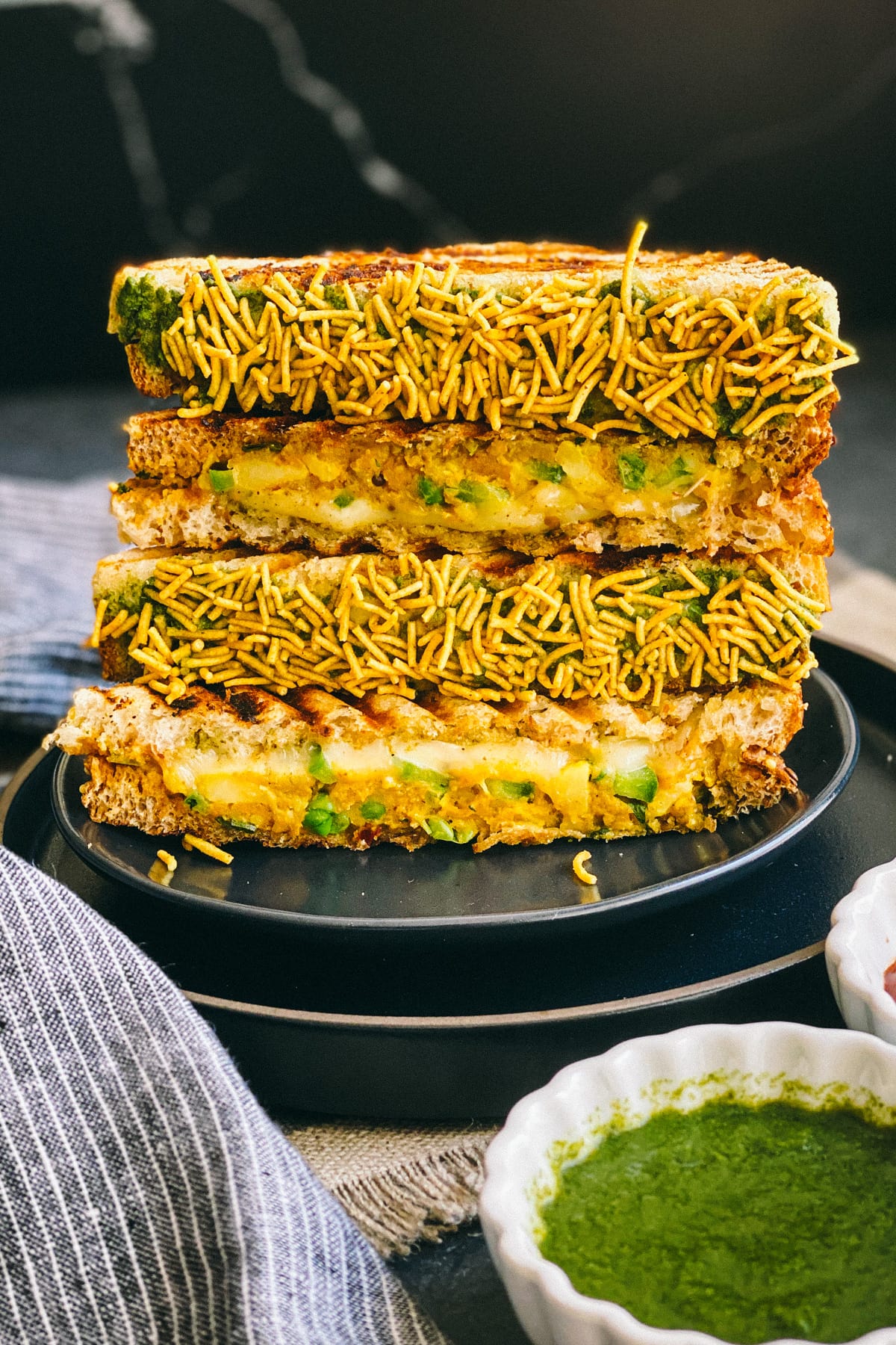 Bombay Masala Veg Sandwich
